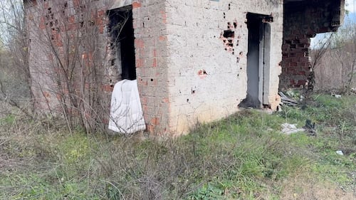 Bivacco dei migranti vicino al confine croato