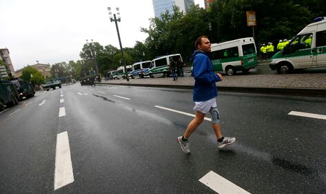 La protesta dei Blockupy 1