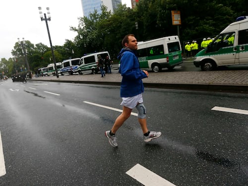 La protesta dei Blockupy