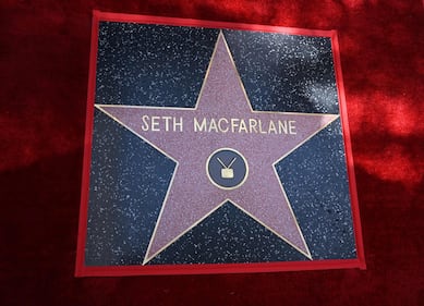 Seth MacFarlane riceve la stella sulla Walk of Fame di Hollywood 1
