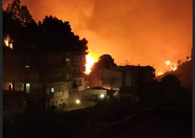 Palermo circondata dal fuoco, chiuso l'aeroporto. I roghi bloccano i soccorsi: muore un'anziana 6