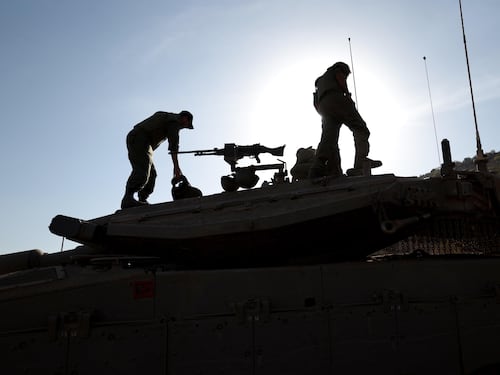 I carri armati di Israele nella Striscia