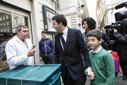 Renzi va al Quirinale con la famiglia 3