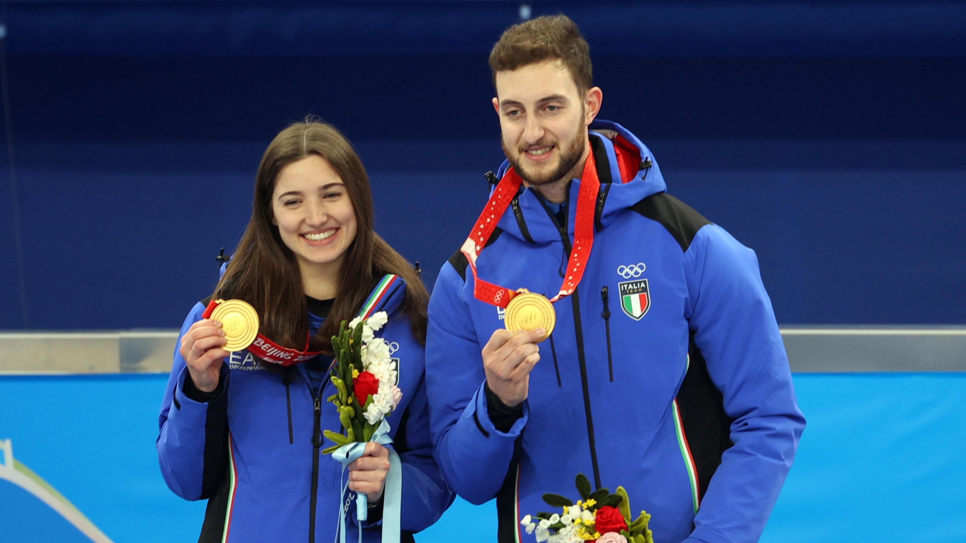 Italia, il curling è d'oro. Stefania e Amos rifanno la storia dello sport
