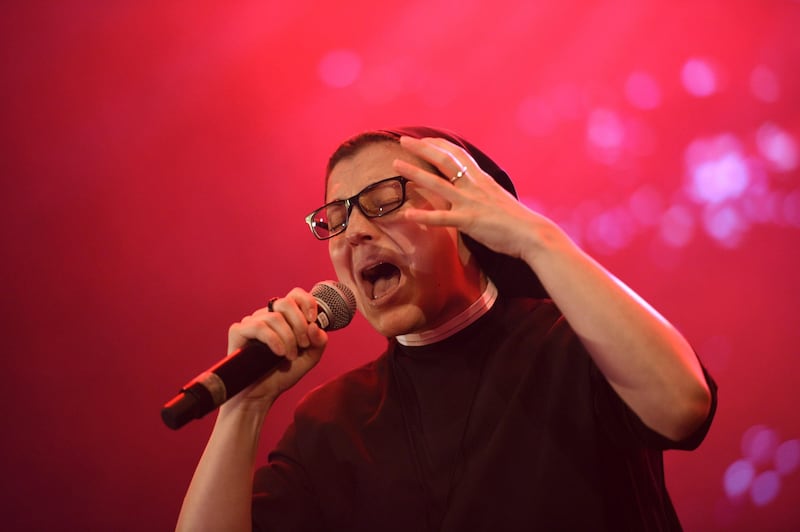 Suor Cristina si esibisce al World Youth Day 2016 a Kracovia