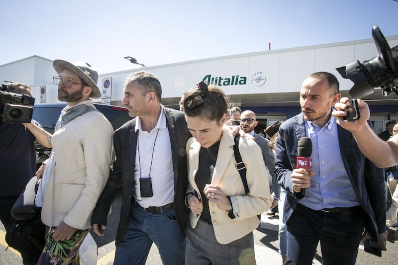 Amanda Knox atterra a Milano: il ritorno in Italia 2