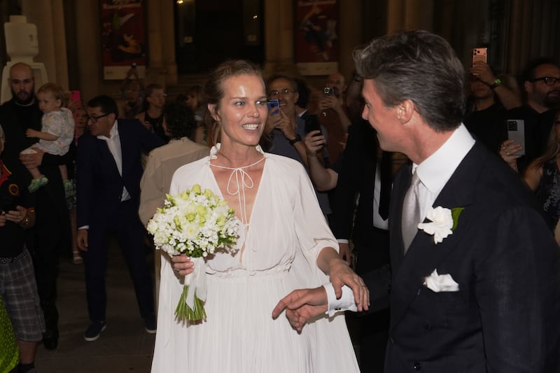 Le nozze di Eva Herzigova con Gregorio Marsiaj 7