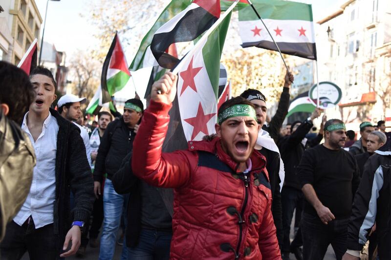 La protesta contro Trump per le strade di Istanbul 11