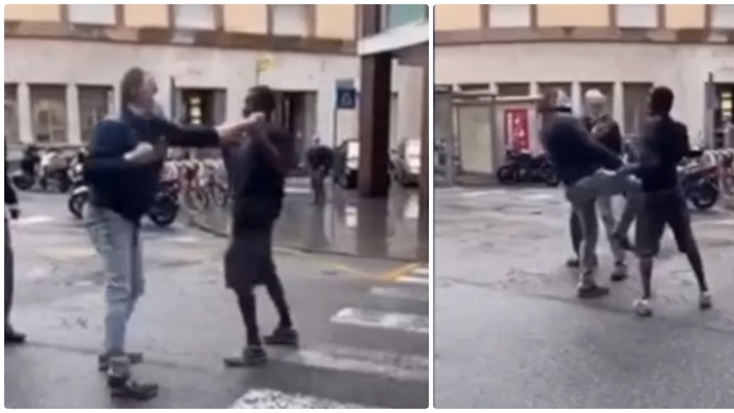 Senegalese dà in escandescenze ed è subito incontro di boxe