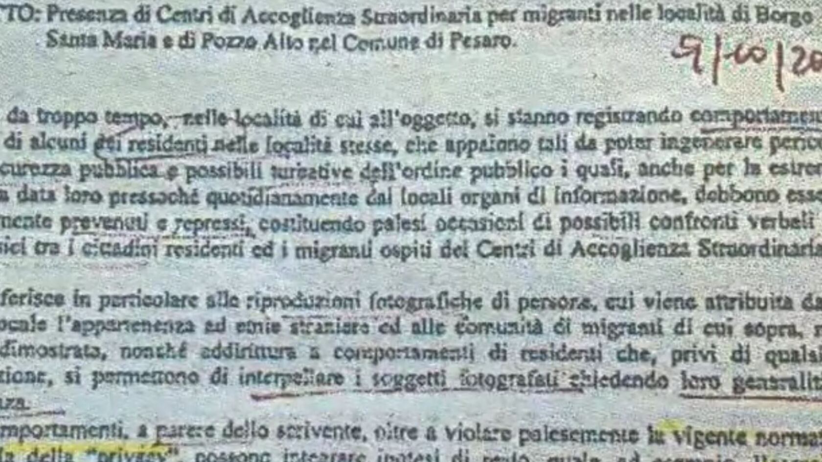Circolare segreta del prefetto: "Vietato fotografare i migranti"