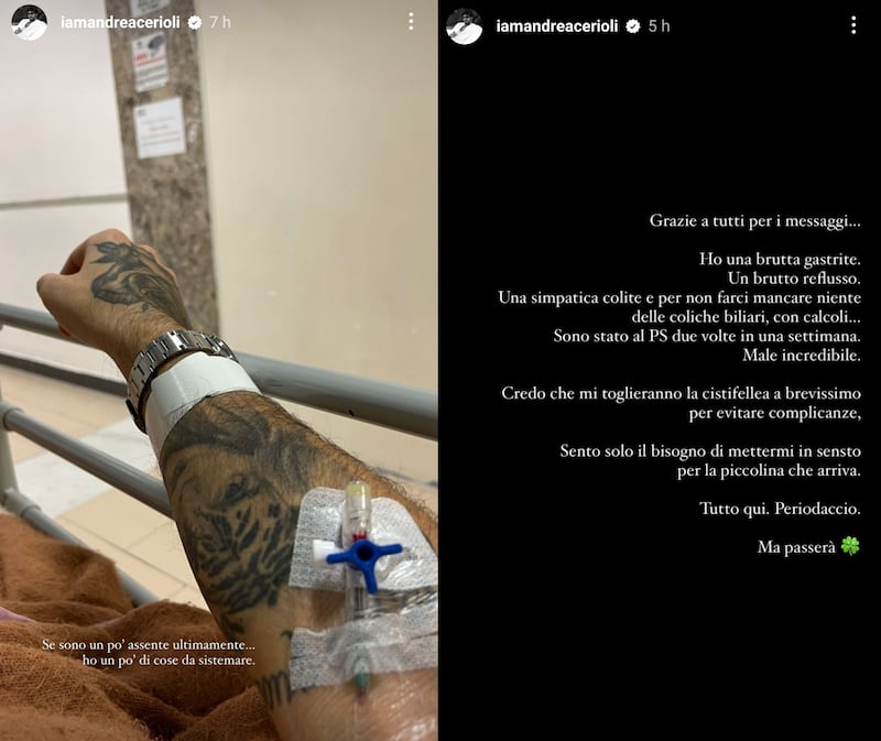 Andrea Cerioli ospedale