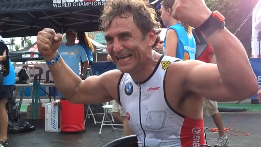 Zanardi, record mondiale nell'IronMan: "Voglio vivere fino a 200 anni"