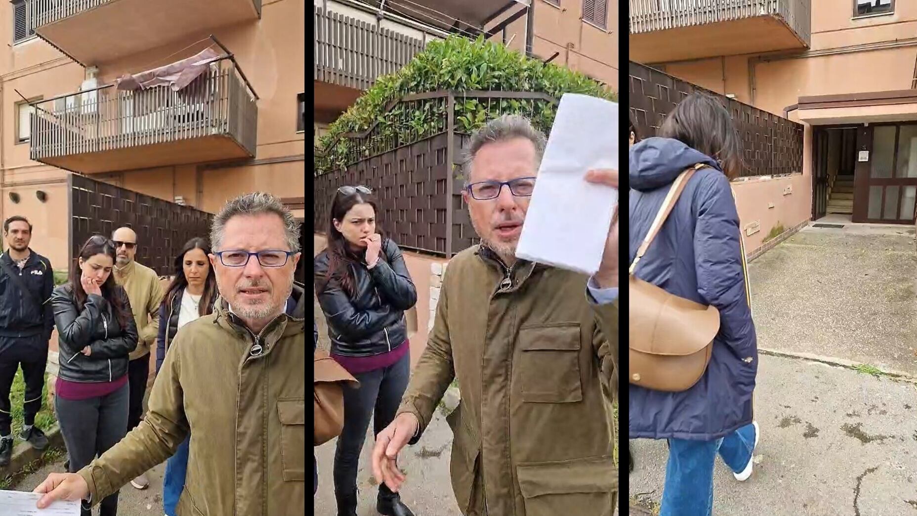 Si allontana da casa per delle cure e trova la casa occupata. Ora la famiglia dorme in strada