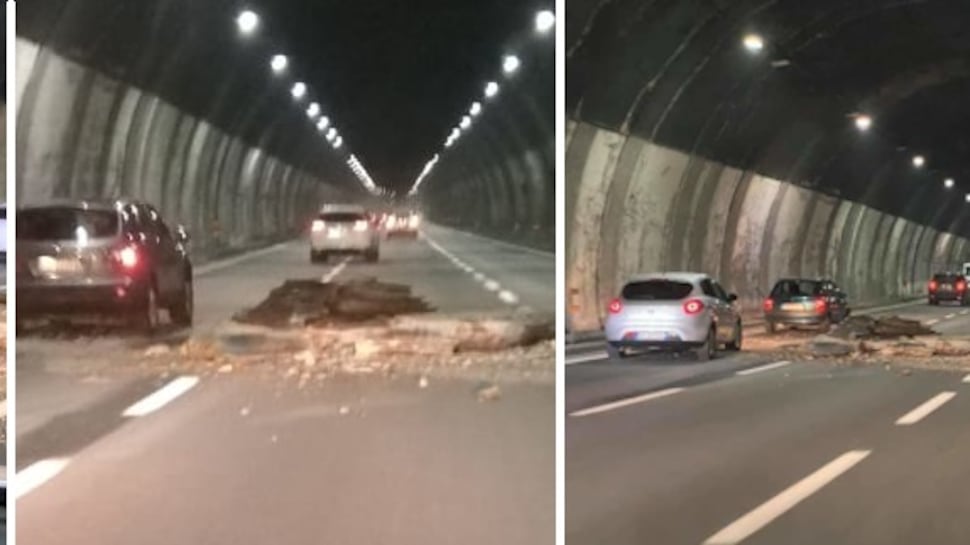 Paura sulla A26 in Liguria: cade il soffitto della galleria