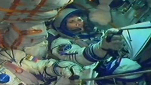 La partenza della Soyuz da Baikonour 4