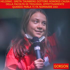 La satira del giorno. Greta dottore di teologia 1