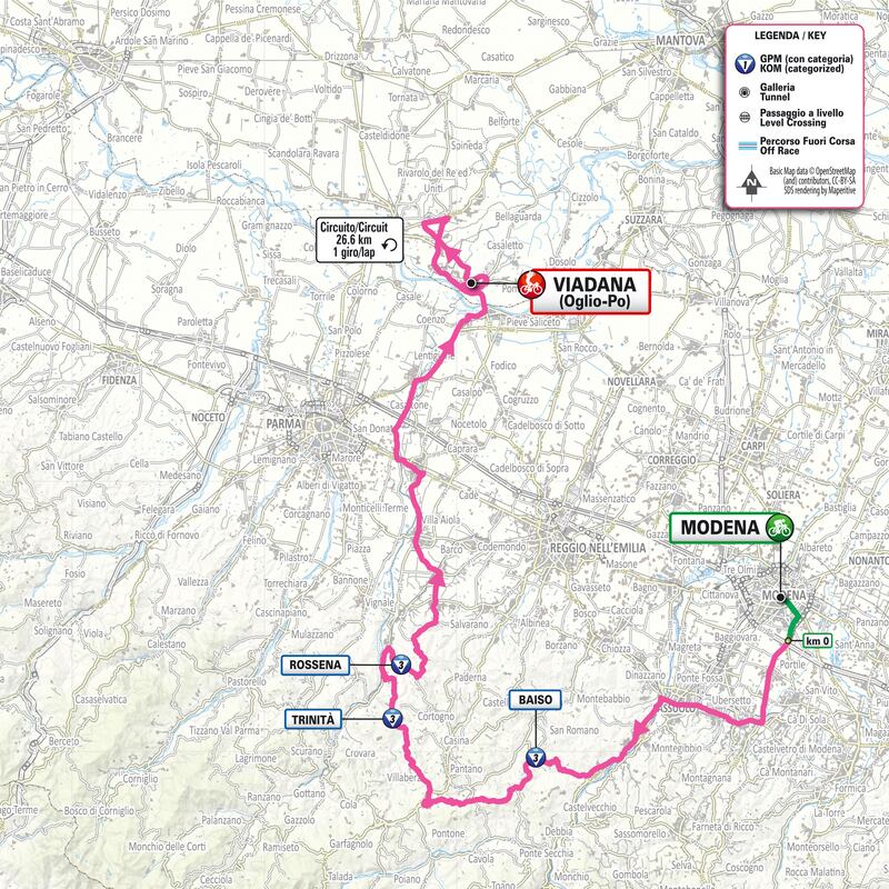 Giro d'Italia tutte le tappe 24