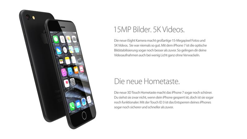 Come potrebbe essere l'iPhone 7 4