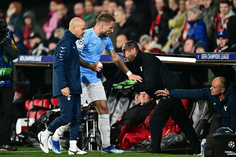 Immobile Feyenoord Lazio Fotogramma