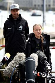 Greta Thunberg parte oggi da Plymouth in barca a vela per raggiungere gli USA 8