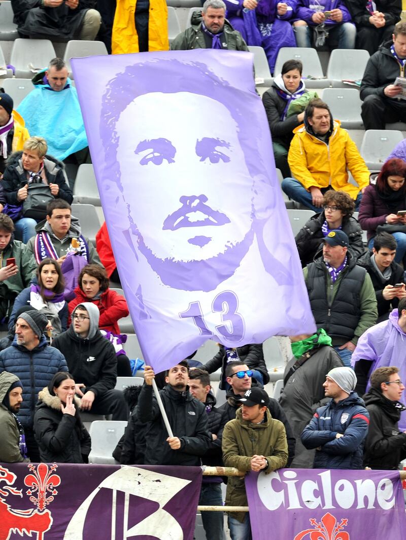 L'omaggio della Fiorentina a Davide Astori 3