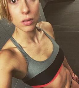 Federica Pellegrini stanca dopo l'allenamento 1