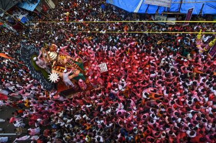India, le celebrazioni del Ganesh Chaturthi festival 5