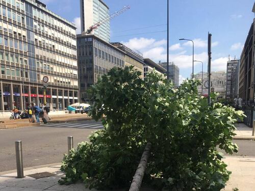 Tempesta d'acqua sul Nord." Un boato e dopo il caos"
