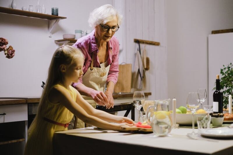 Cucinare con i nipoti