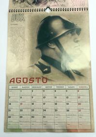 Il calendario di Mussolini esposto in un supermarket dell'imperiese 6