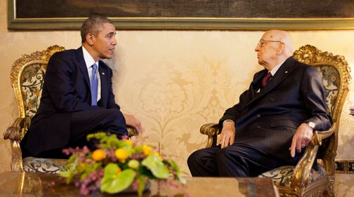 Napolitano riceve Obama al Quirinale 11