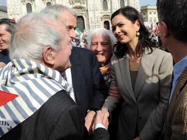 25 aprile, Laura Boldrini in Piazza Duomo 2