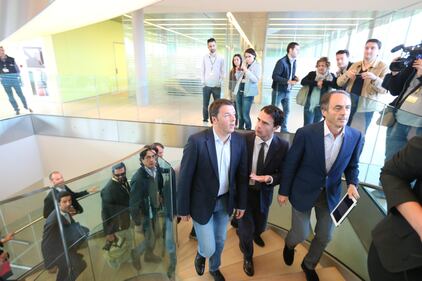 Renzi si allena all'alba alla Tecnogym 8