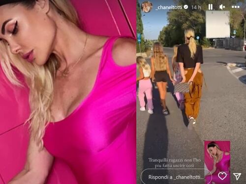 "Vestita così non può uscire...". Cos'è successo tra Chanel Totti e Ilary Blasi