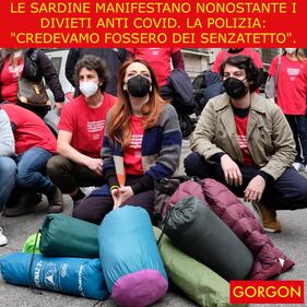 Ecco la satira del giorno. Sardine fuorilegge 1