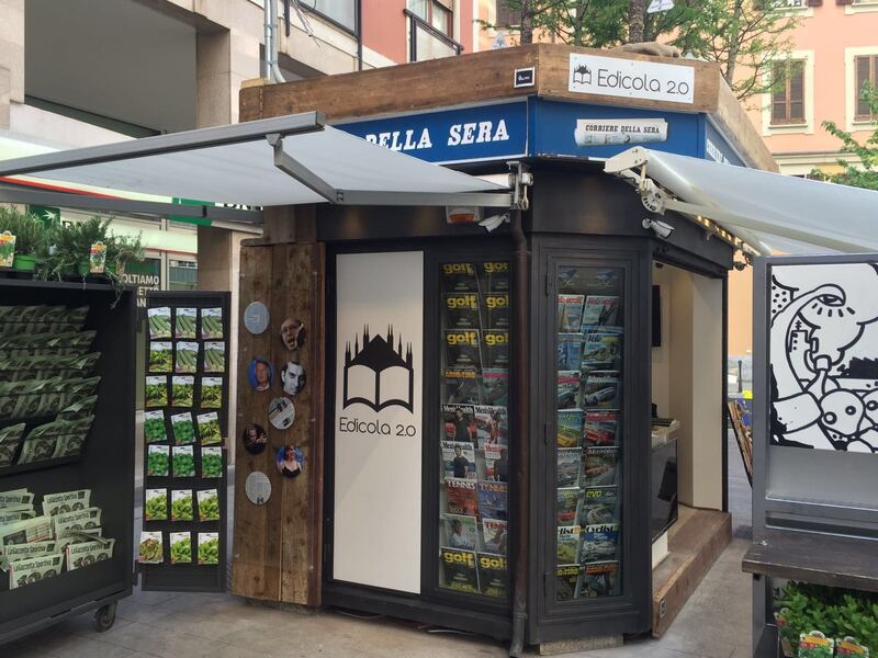 Ecco l'edicola 2.0 a Milano 2