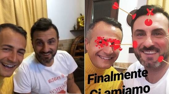 Riccardo Guarnieri e Sossio Aruta fanno pace: "Dopo tanto odio, tanto amore"