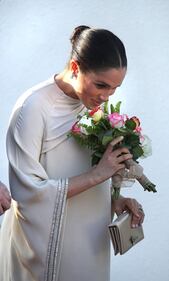 Meghan Markle, i look in Marocco: foto 8