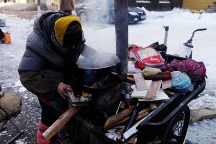 Sopravvivere al freddo invernale, in Cina 16
