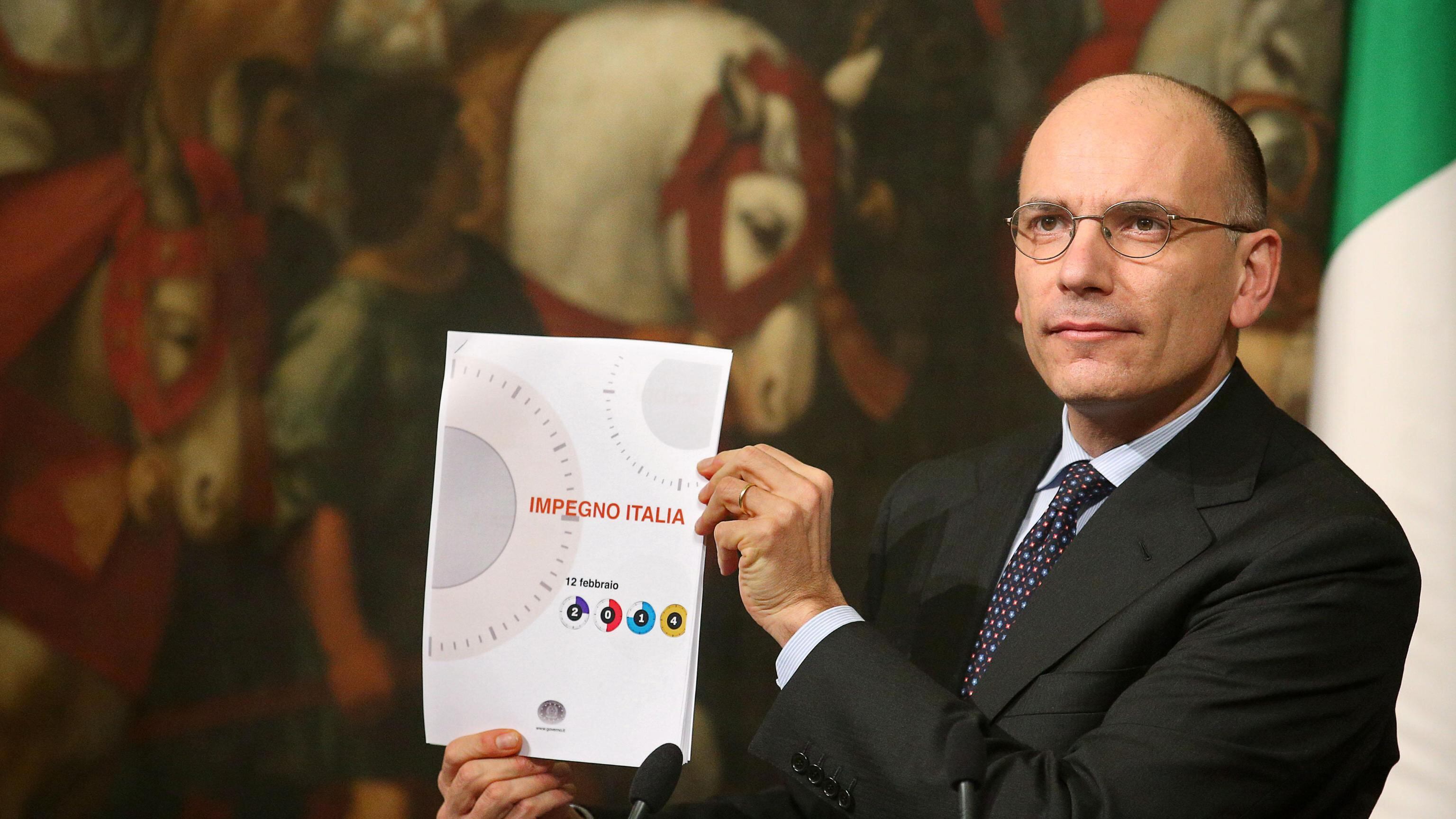 Letta punta i piedi e s'inventa 32 miliardi che non esistono