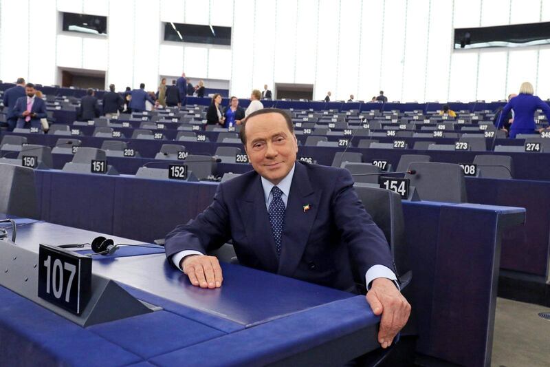 Berlusconi a Strasburgo 2