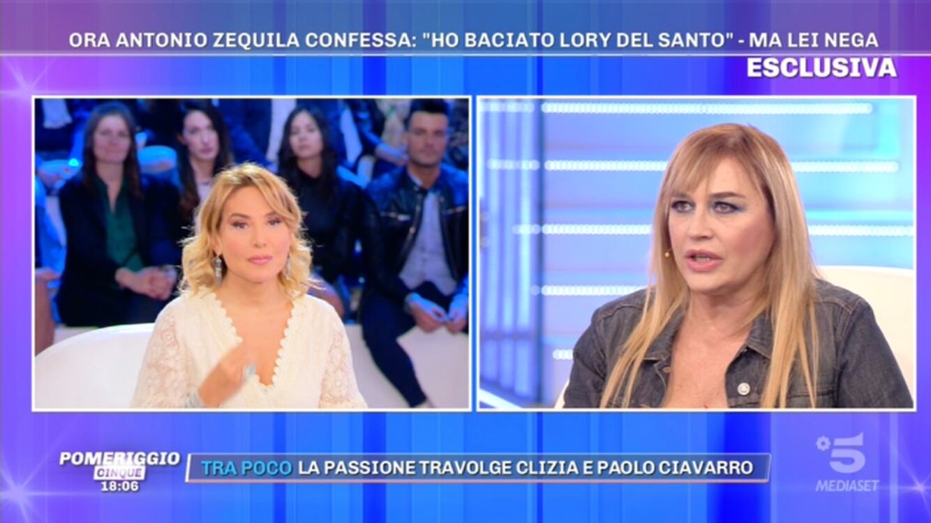 Gf Vip, Lory Del Santo racconta il "flirt" con Zequila