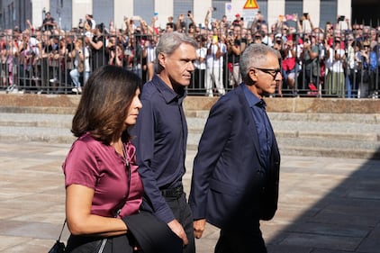 Funerali di Franco Baresi nella Basilica Sant'Ambrogio a Milano