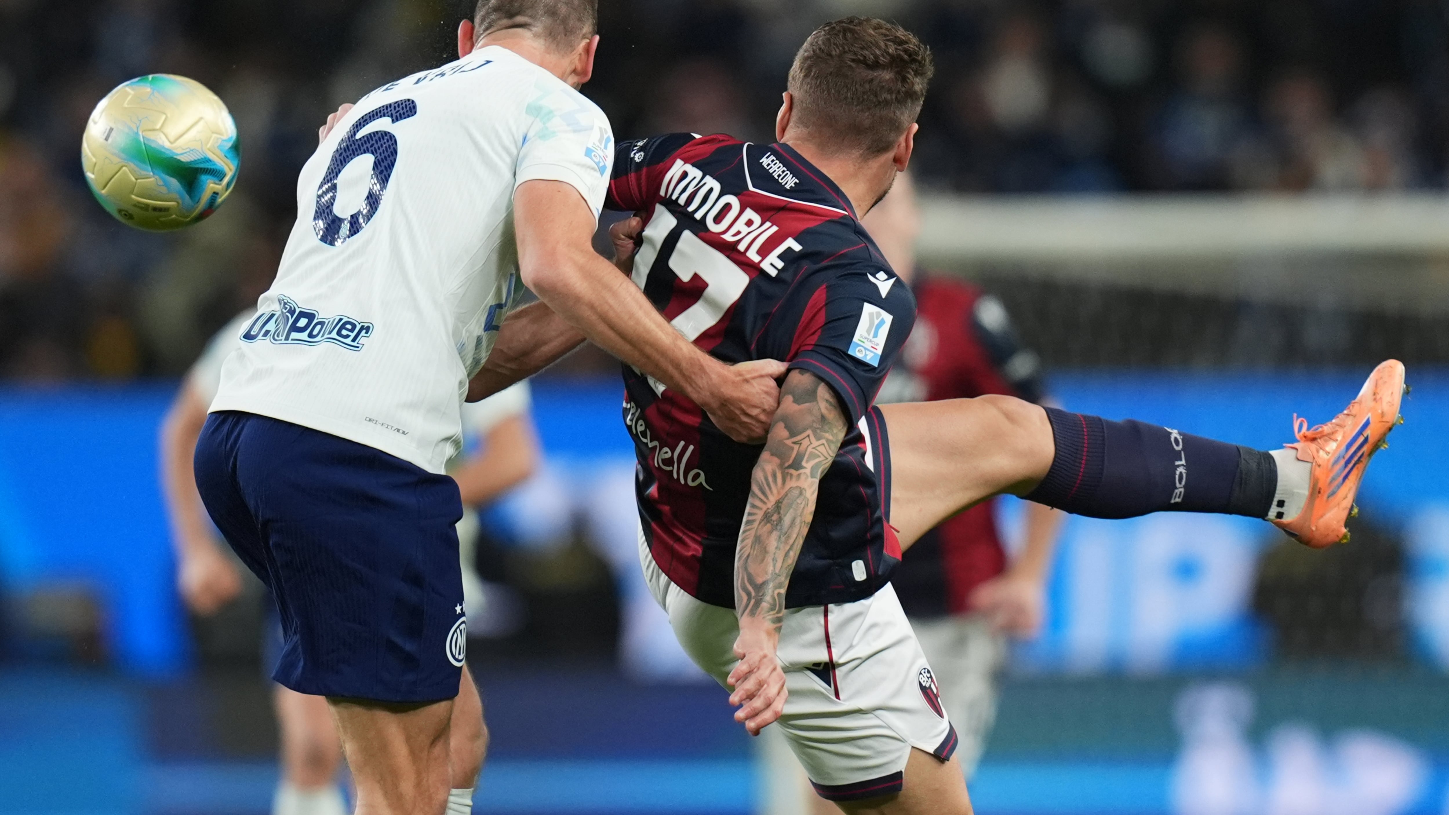 Supercoppa, il Bologna batte l’Inter ai rigori grazie al redivivo Ciro Immobile