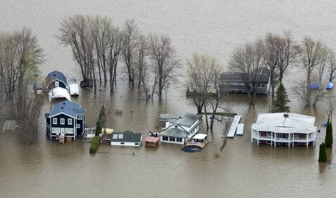 L'esercito canadese dispiegato contro l'alluvione in Quebec 5