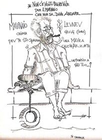 La vignetta del giorno: il marinaio Gad Lerner che non sa dove andare 1