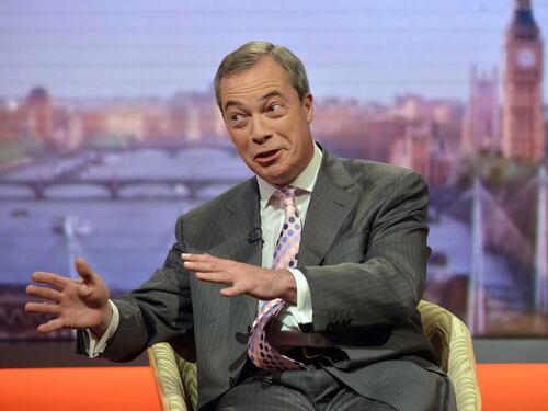 Farage apre a Cameron: "Accordo contro la Ue"