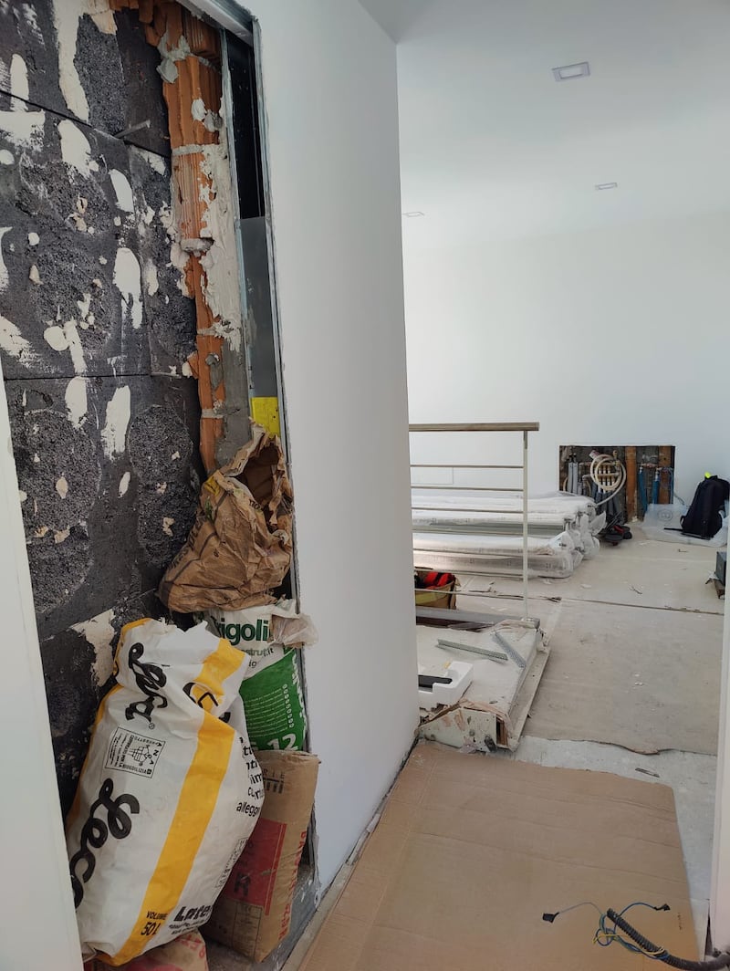 Lavori in corso nella casa di Crosetto 5