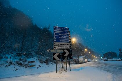 Maltempo, la neve nelle zone terremotate 11