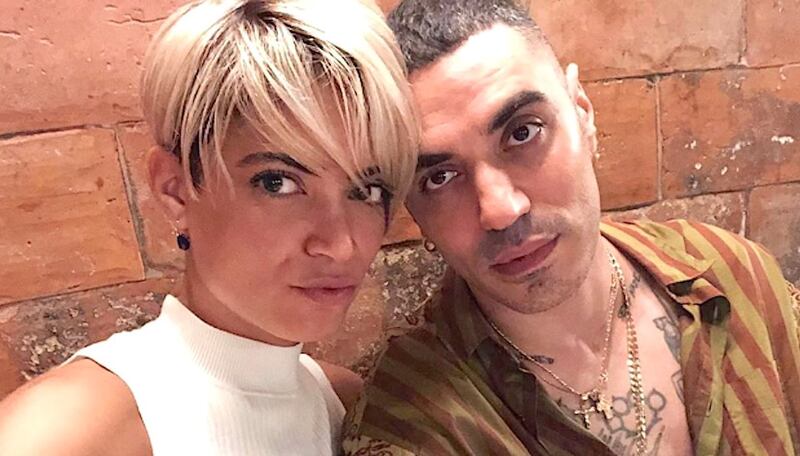 Elodie e Marrachas insieme in una delle foto pubblicate su Instagram.